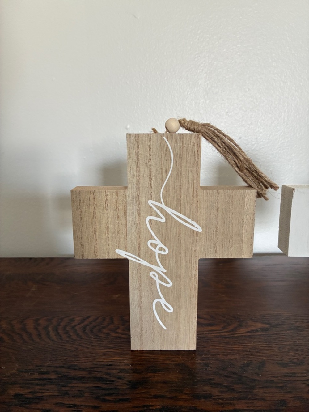 NWT - HOPE, FAITH & BLESSED Wooden Cross Trio - Picture 3 of 14